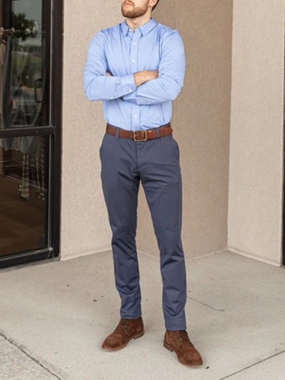 RHONE Slim Commuter Pants in Iron Grey Size 28